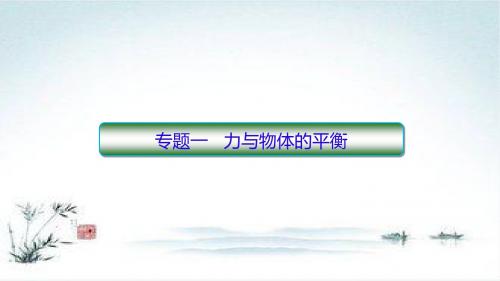2019高考物理新调研课件:专题1