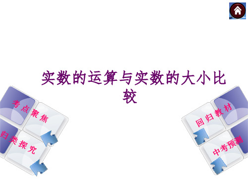 2014年中考数学复习方案课件实数的运算与实数的大小比较