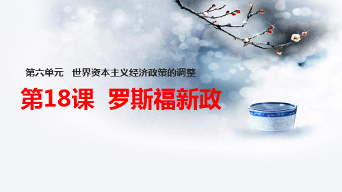 高中历史必修2精品课件6:第18课 罗斯福新政