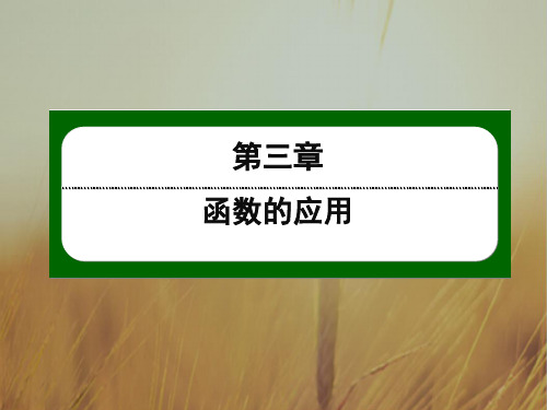 2018人教A版高中数学必修一课件：第三章 函数的应用 29 精品