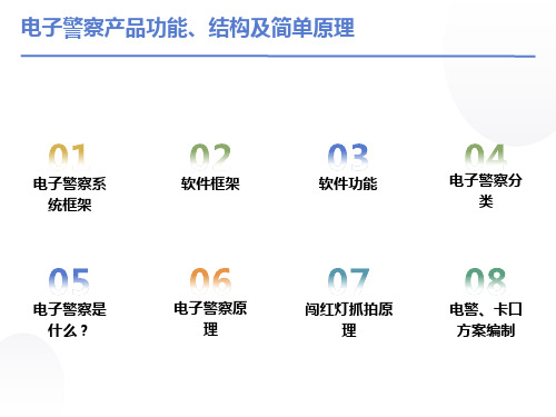 电子警察产品功能、结构及抓拍原理