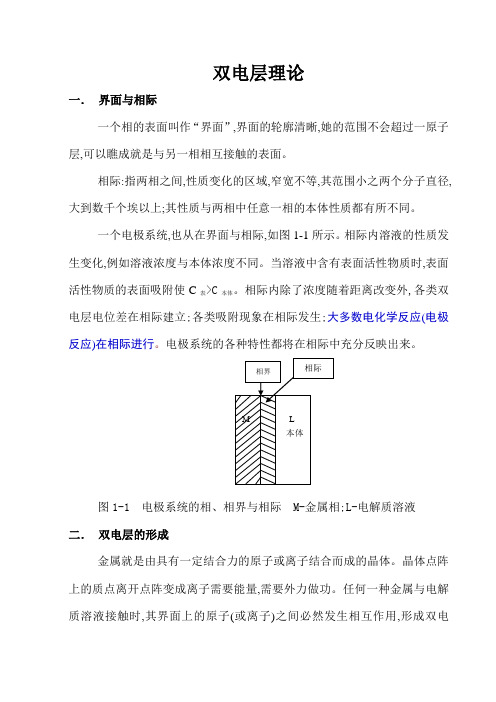 双电层理论