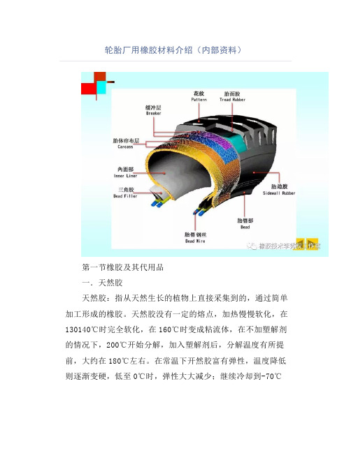 轮胎厂用橡胶材料介绍(内部资料)