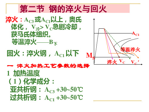 钢的淬火和回火.