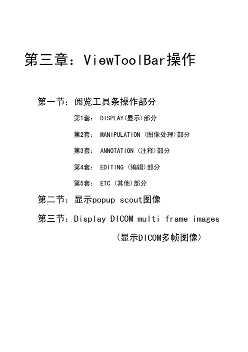 3.信恩正PACS 操作手册 第三章：图像处理