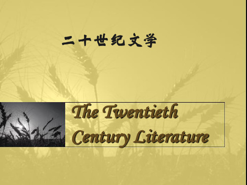20世纪英国文学