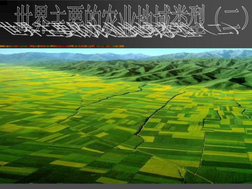 【高中地理】世界主要的农业地域类型ppt2