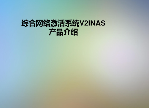 综合网络激活系统V2INAS产品介绍