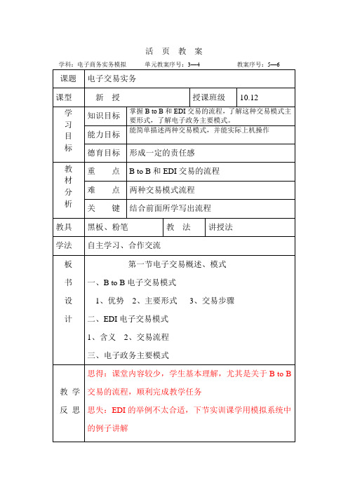 电子商务实务模拟