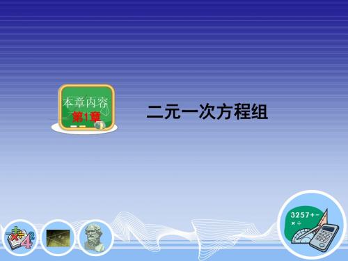 新湘教版_七年级数学下册_1.1二元一次方程组