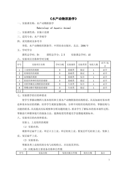 620-《水产动物胚胎学》