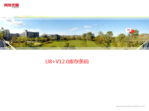 U8+V12.0-库存条码