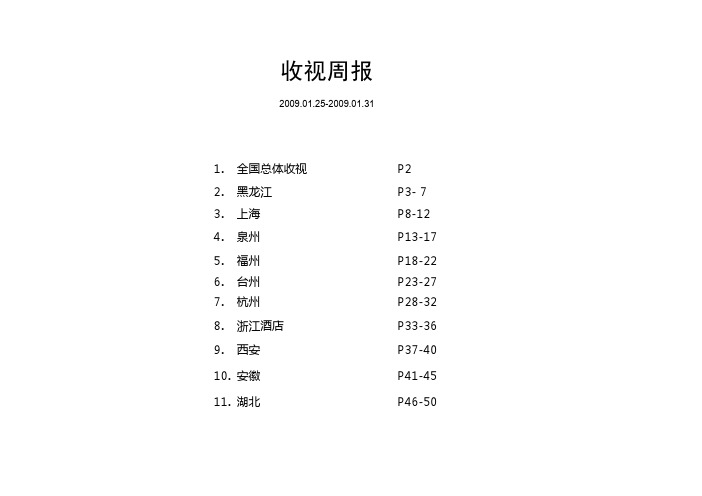 IPTV收视分析