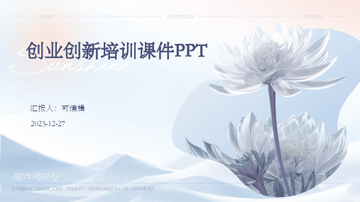 创业创新培训课件PPT)ppt (2)