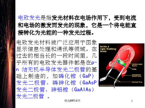 第七章 电致发光高分子材料-后来ppt课件