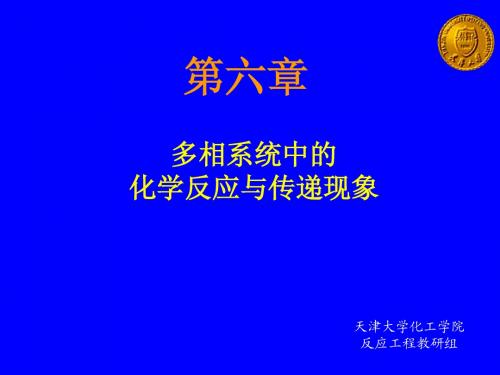 化学反应工程 第六章-王富民