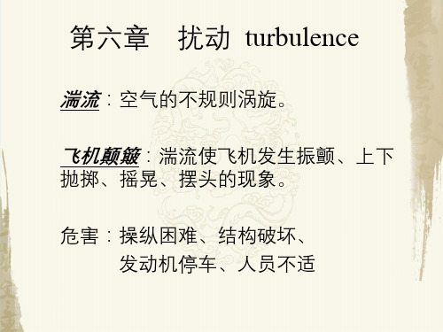 第六章扰动turbulence湍流