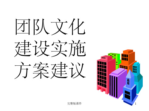 团队文化建设(PPT-17页)PPT课件