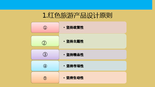 10-1-2 红色旅游产品设计原则与策略  《旅行社产品设计》PPT课件