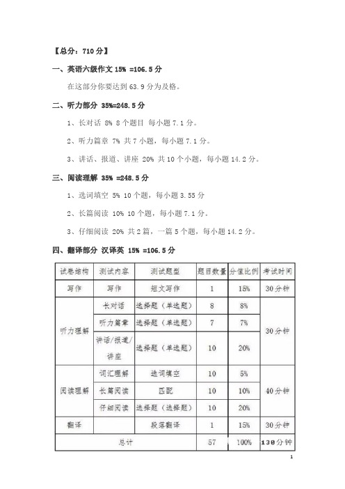 2017年12月英语六级考试真题及答案(第二套)