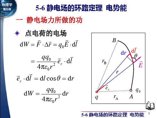 5-6 静电场的环路定理 电势能lgy