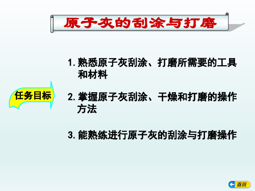 原子灰的刮涂与打磨【共39张】