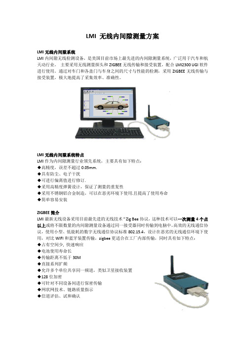 LMI 无线车身内间隙测量方案