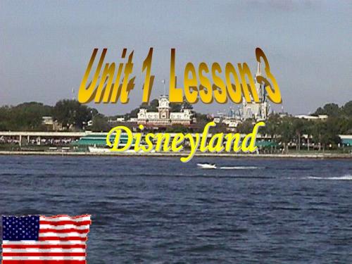 高考英语复习课件 unit1 lesson3 Disneyland