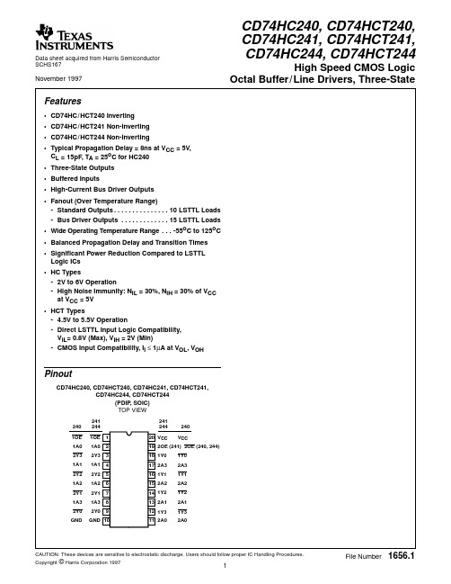 CD74HCT244中文资料