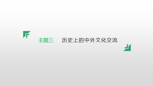 主题三 历史上的中外文化交流