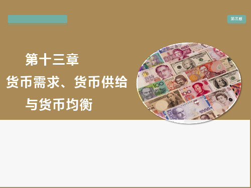 金融学第十三章货币需求、货币供给与货币均衡