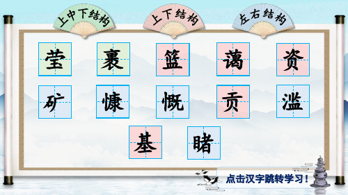 19 只有一个地球(生字讲解)——2025学年六年级上册语文人教版