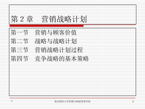 营销战略计划课件(ppt 78页)