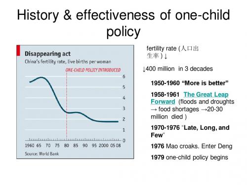 china's one-child  policy