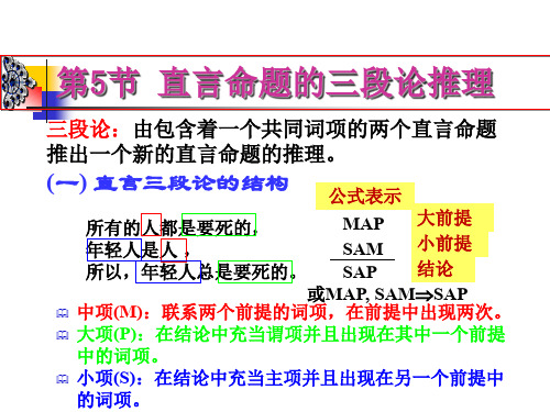 第4.5节 直言命题的三段论推理