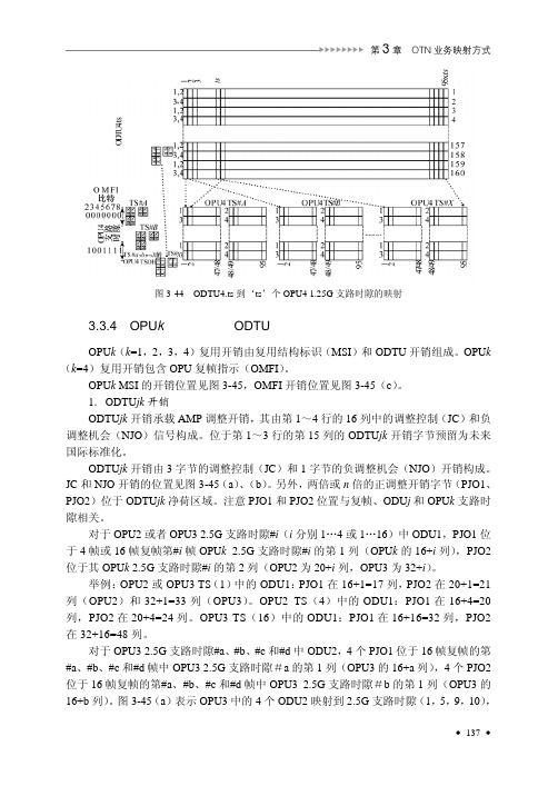 OPUk 复用开销和ODTU 调整开销_光传送网（OTN）技术的原理与测试_[共9页]