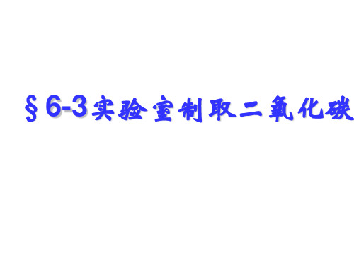 实验室制取二氧化碳课件.ppt