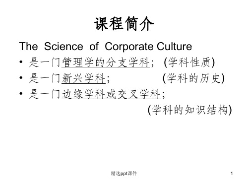 企业文化pptppt课件