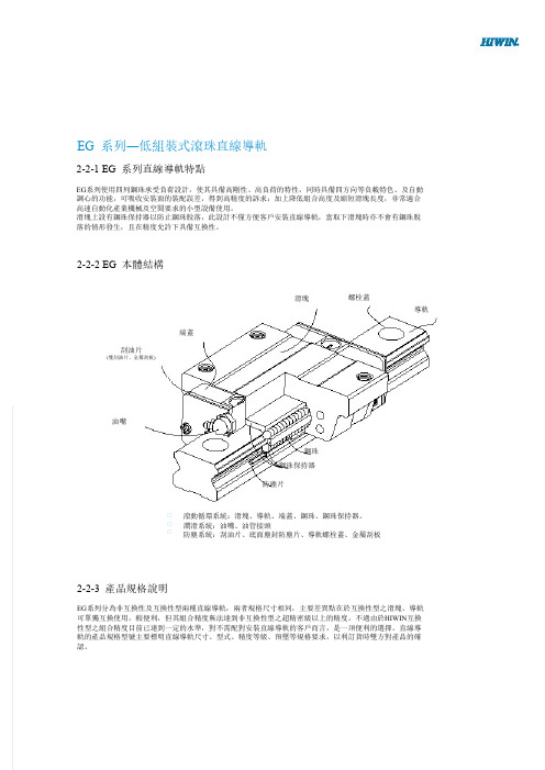 【免费下载】HIWIN直线导轨EG系列资料