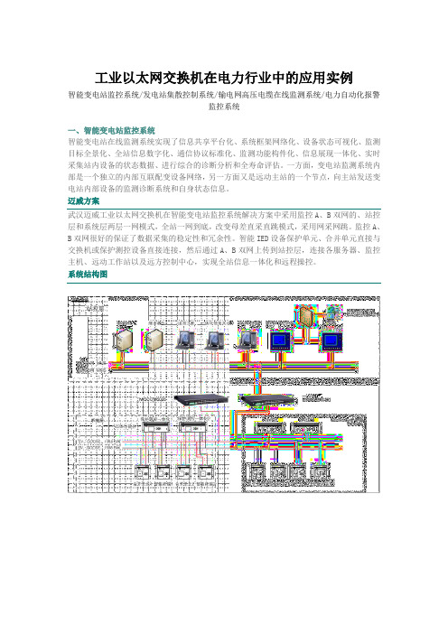 工业以太网交换机在电力行业中的应用实例