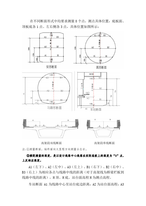 轨道交通3号线工程调线调坡测量技术要求-补充说明