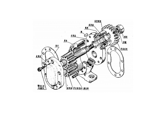 齿轮油泵零件图