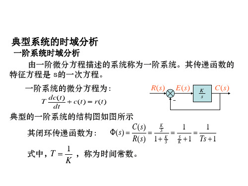 典型系统的时域分析