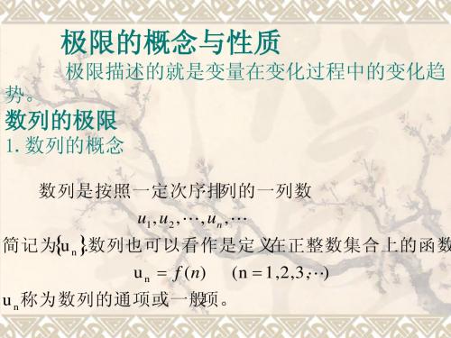 《高等数学》极限