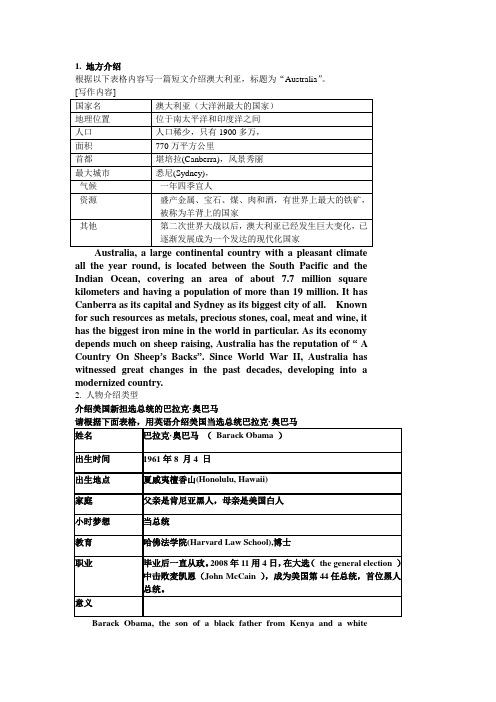 2010英语基础写作背诵范文 高分保证