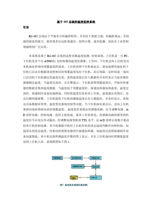 基于485总线的温度监控系统