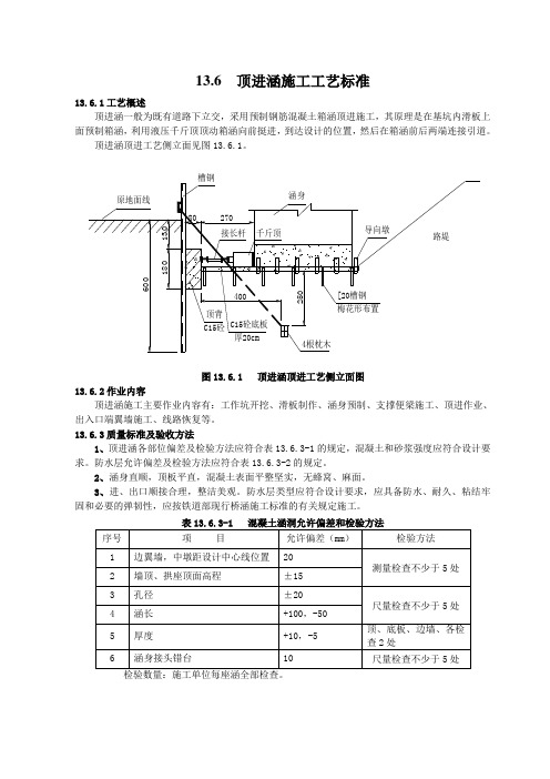 顶进涵施工工艺