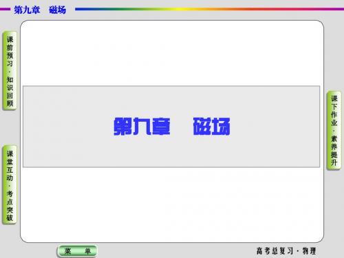 2019高考物理一轮复习课件9.1磁场磁场对电流的作用