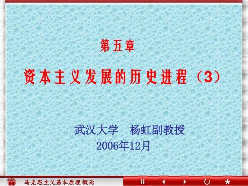 第五章 资本主义发展的历史进程课件