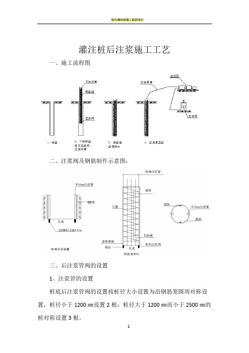 灌注桩后注浆施工工艺